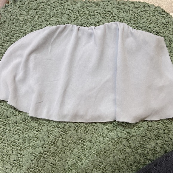 Wilfred strapless chiffon flowy top - Picture 2 of 3